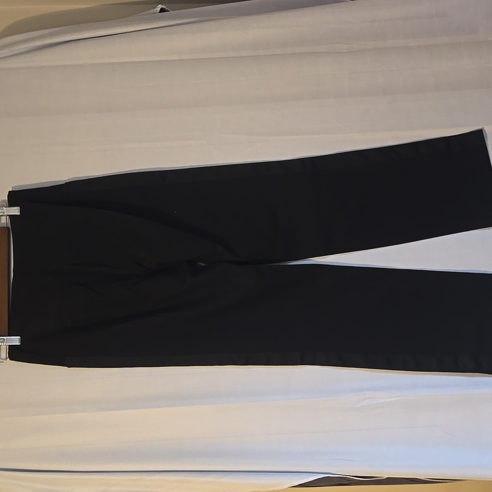 Ruby Ribbon Black Tuxedo Trim Leggings Size Large NWOT - Picture 4 of 9